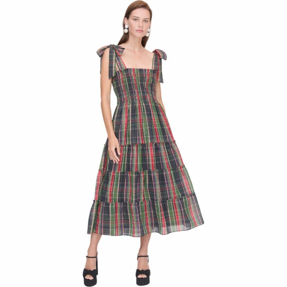 Hill House Home The Ribbon Ellie Nap Dress
- Tartan Lamé / M - Picture 3 of 13